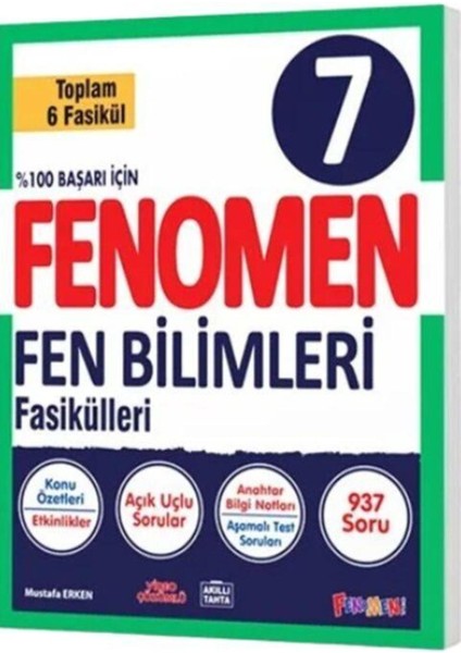 Fenomen Okul 2024 7. Sınıf Fen Bilimeri Fasikül Seti