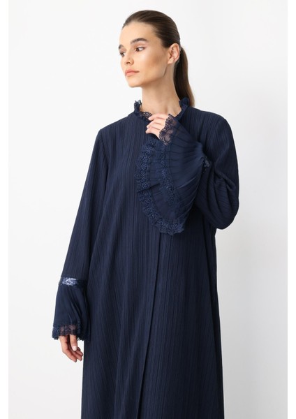 Clasicoco Şifon ve Pul Işleme Özel Dokuma Kumaş Ferace-Laci modelleri