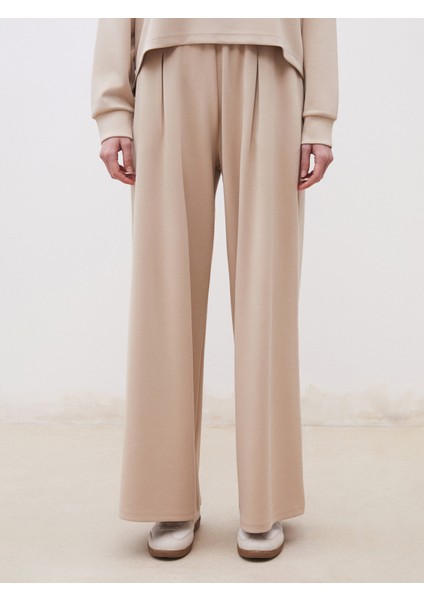 Beli Lastikli Geniş Paça Kadın Eşofman Altı fiyatları