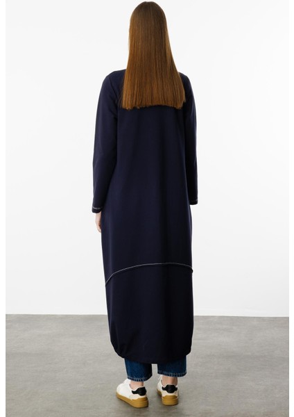 Spor Dikiş Detaylı Döküm Pamuk Karışımlı Örme Kap/ferace-Laci