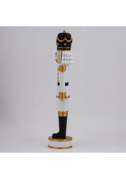 38 cm Fındıkkıran Biblo Yılbaşı Süsü | Kırmızı ve Beyaz Renk Seçenekli Dekoratif Figür | Yeni Yıl Temalı Ev Dekorasyonu ve Hediyelik Süs modelleri