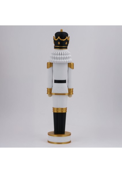 38 cm Fındıkkıran Biblo Yılbaşı Süsü | Kırmızı ve Beyaz Renk Seçenekli Dekoratif Figür | Yeni Yıl Temalı Ev Dekorasyonu ve Hediyelik Süs fırsatları