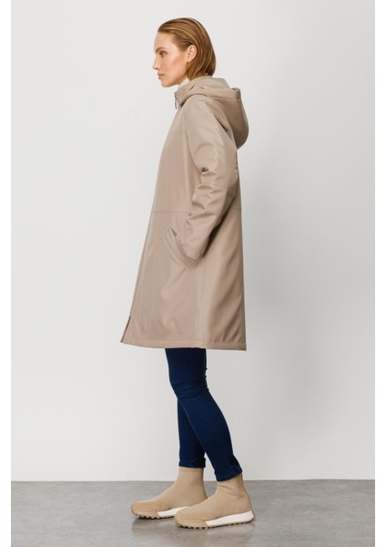 Ara Kat Dikiş Detaylı Zamansız Içi Kapitone Dolgulu Kaban-Taş indirimleri