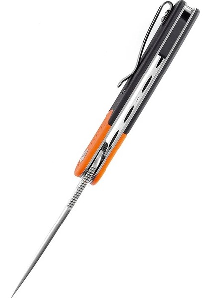 Reverie | Turuncu ve Siyah G10 Sap | Taş Yıkama 154CM Çelik Çakı | T2025B8 indirimleri