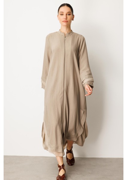 Şifon ve Garni Detaylı Hafif, Ince Ipekçe Kap-R-Taş modelleri