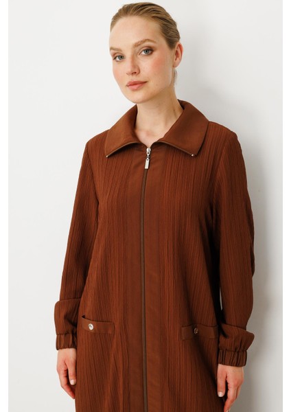 Has Garni Detaylı Özel Dokuma Kap / Ferace-Kahve fırsatları