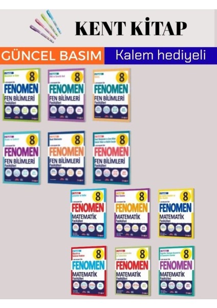 8.sınıf Fen Bilimleri - Matematik Fasikülleri Set