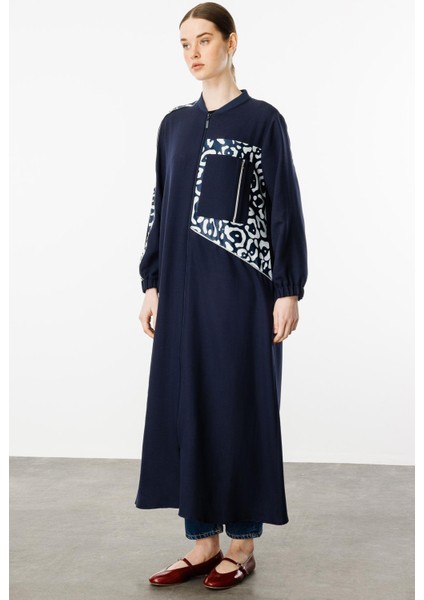 Ht Soho Desen Ince Ipekçe Dökümlü Spor Zamansız Kap Ferace-Laci