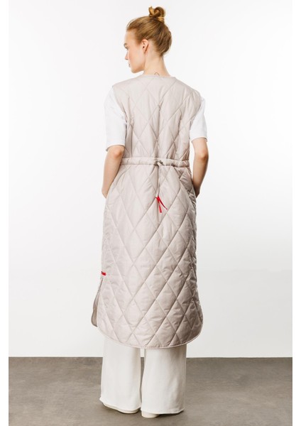 Armonia Çıt Çıt Kapamalı Renk Detayları ile Süslenmiş Zamansız Spor Yelek-Gri indirimleri