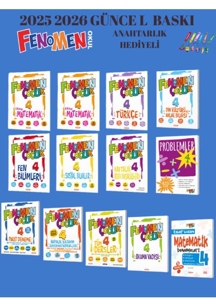 Fenomen Yayıncılık 4.sınıf Full Set 2025 2026 Ideal