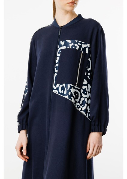 Ht Soho Desen Ince Ipekçe Dökümlü Spor Zamansız Kap Ferace-Laci