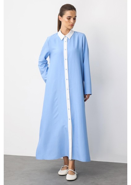 Line Garni Arka Pelerin Detaylı Spor Kap-Mavi fiyatları