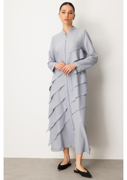 Volan Ipekçe Kap Ferace-Gri modelleri