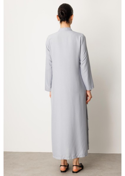 Volan Ipekçe Kap Ferace-Gri