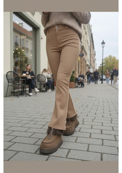 Kürk Detaylı Kadın Bot - Sıcak Tutan, Kaymaz Ortopedik Tabanlı Konforlu Kışlık Bot fiyatları