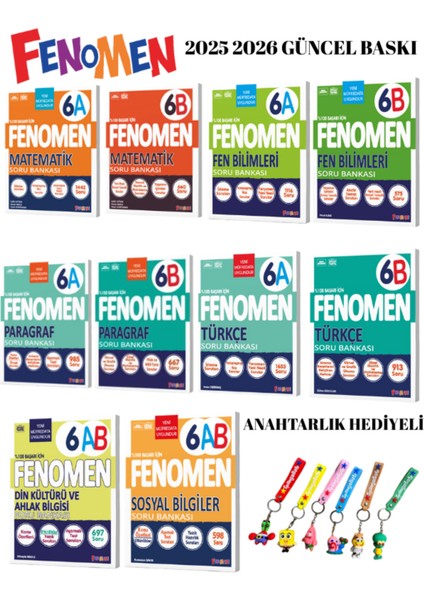 Fenomen Yayıncılık 6.sınıf Süper Ideal Set 2025 2026 Yeni