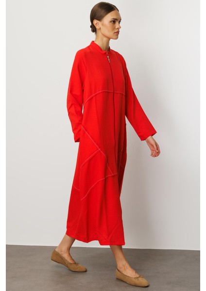 Ipekçe Kumaşı Sayesinde Hafif ve Ferah Spor Kap - Ferace-Mercan modelleri