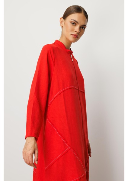 Ipekçe Kumaşı Sayesinde Hafif ve Ferah Spor Kap - Ferace-Mercan indirimleri