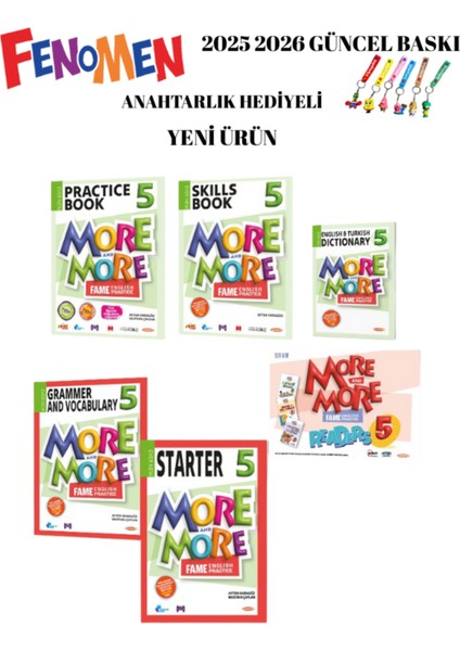 More More 5.snf Ingilizce Pratice Book Set 2025 2026 Yeni Ürün