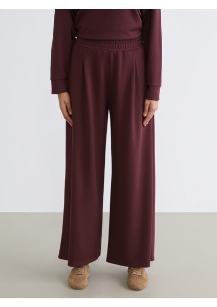 Beli Lastikli Geniş Paça Kadın Eşofman Altı fiyatları