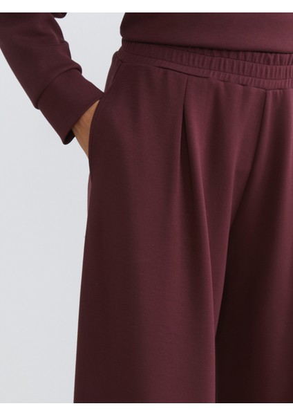 Beli Lastikli Geniş Paça Kadın Eşofman Altı modelleri