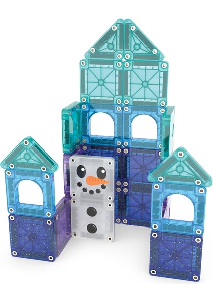 Magna-Tıles® - Winterwonderland Travel Set - Seyahat Seti Manyetik Bloklar - 26 Parça