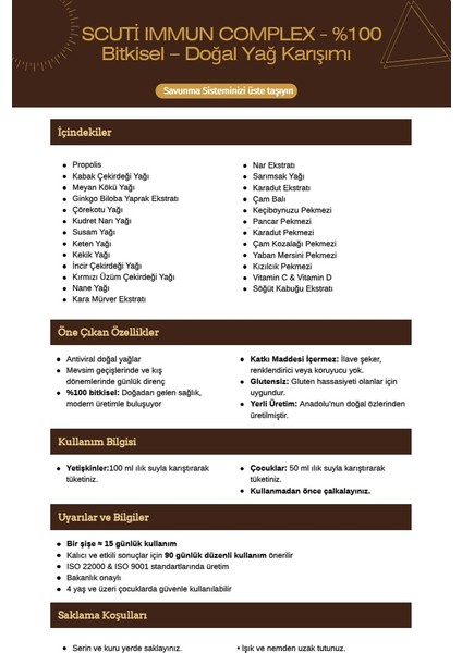 Immun Compleks 500 ml indirimleri