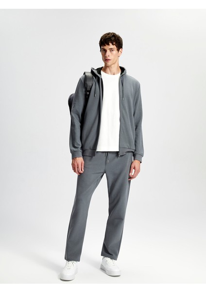 Yeni Sezon Kapüşonlu Uzun Kollu Erkek Fermuarlı Sweatshirt fiyatları