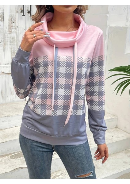 Kadın Uzun Kollu Balıkçı Yaka Bağcıklı Şardonlu Dalgıç Bluz fiyatları