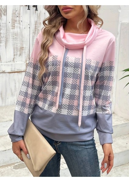 Kadın Uzun Kollu Balıkçı Yaka Bağcıklı Şardonlu Dalgıç Bluz fırsatları