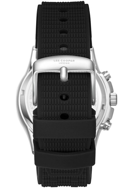 LC08183.351 Erkek Kol Saati - Siyah Silikon Kordon – 43 mm – Multifonksiyon - Şık Tasarım fırsatları