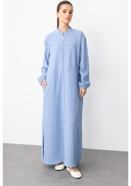 Özel Dokuma Kumaş Spor Zamansız Kap- Ferace-Indigo