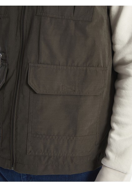 Yeni Sezon Standart Kalıp Dik Yaka Erkek Avcı Yeleği modelleri