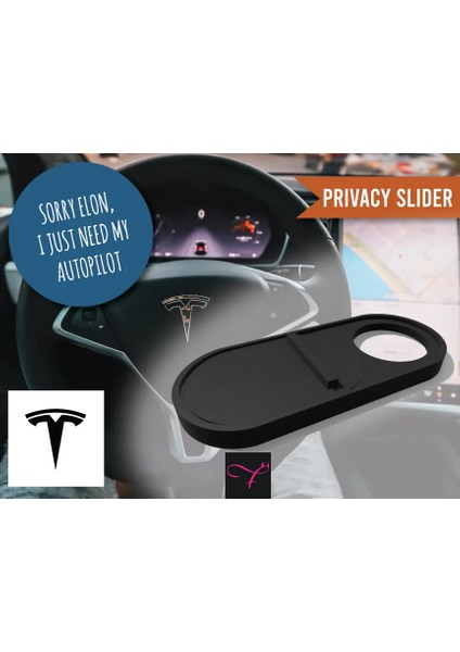 Tesla Kamera Gizlilik Kapağı – Kaydırmalı Webcam ve Laptop Kamera Kapatıcı (Camguard Slider) 2 Adet