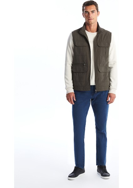 Yeni Sezon Standart Kalıp Dik Yaka Erkek Avcı Yeleği fiyatları