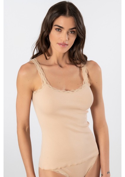 Türen Kadın Likralı Dantelli Ip Askılı Kaşkorse 926/TEN modelleri