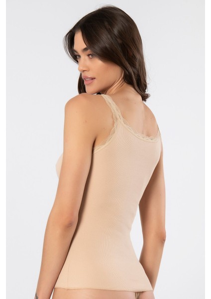 Türen Kadın Likralı Dantelli Ip Askılı Kaşkorse 926/TEN fırsatları