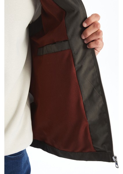 Yeni Sezon Standart Kalıp Dik Yaka Erkek Avcı Yeleği fırsatları