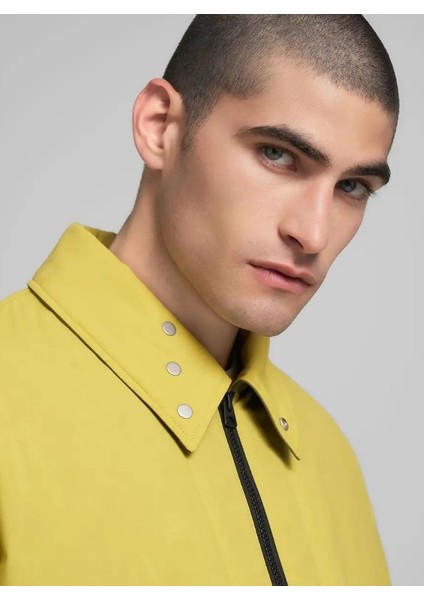 Erkek Sarı Mumlu Kumaş Mont fırsatları