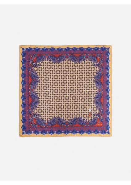 Erkek Sarı Yün Fular