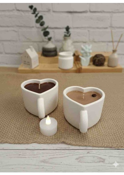 Kalpli Fincan Kahve Mum