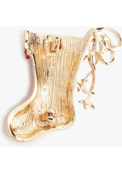 Yılbaşı Temalı Çorap Şekilli Broş fiyatları