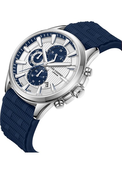 LC08183.339 Erkek Kol Saati - Lacivert Silikon Kordon – 43 mm – Multifonksiyon – Spor Tasarım fiyatları