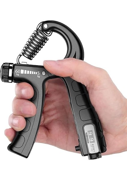 El Kavrama Güçlendirici, 10-60 kg Ayarlanabilir El Kavrama Egzersizi Önkol, Yaralanma ve Stres Giderme Için El Eğitmeni, Sayma Işlevli, Kas Geliştirme Karışık Renk modelleri