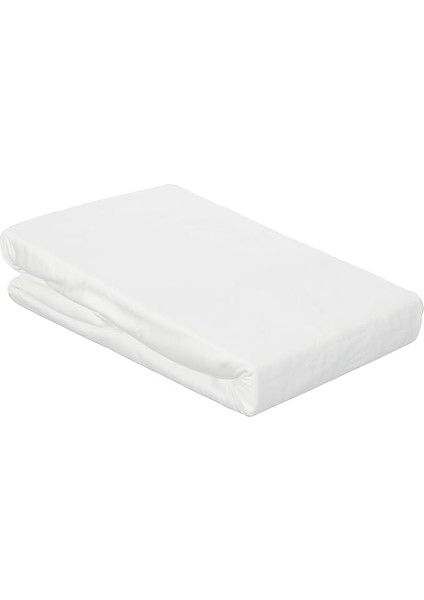 Tek Kişilik Lastikli Çarşaf 100X200 cm Ekru