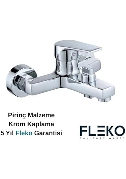 Modern Banyo Bataryası, 5 Yıl Garantili, Duvara Montaj (Alfa Krom) fiyatları