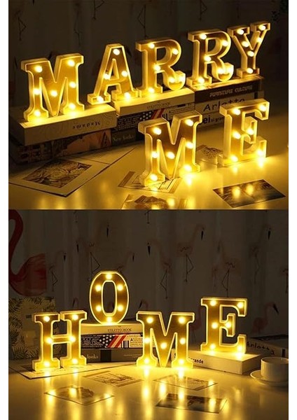 Gitti Dekoratif LED Işıklı 3D N Harfi Büyük Boy Organizasyon Doğum Günü Kutlama (N) fırsatları