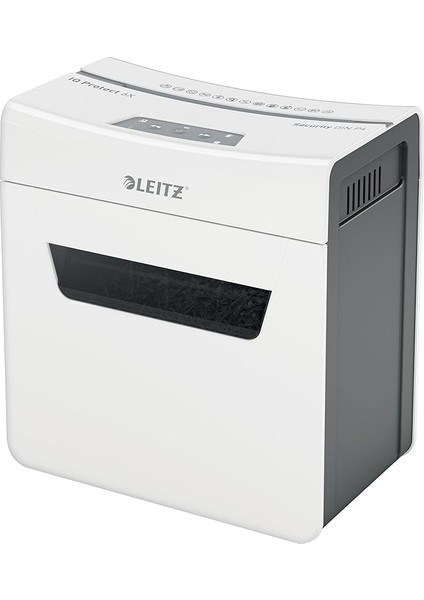 Iq 6x Premium Kağıt Öğütücü, P4, Ofis ve Ev Için, Partikül Kesim, 6 Yaprak, 10 L Çöp Kabı, Çok Sessiz/kompakt, Protect Serisi, Beyaz, 8090000