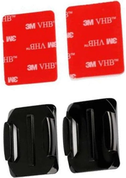 Gopro Uyumlu 2 Oval Kavisli 3m Yapışkanlı Bağlantı Aparatı modelleri