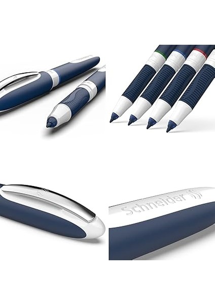 Bir Değişim Rollerball Kalem Ultra Pürüzsüz Ipucu 0.6mm Çizgi Genişliği Mavi modelleri